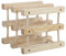 REXVTNS Wooden Wine Rack | Stackable & Modular for 6 Bottles | Standalone Wine Holder for Kitchen/Bar/Countertop | Pine Material, Space Saving Design