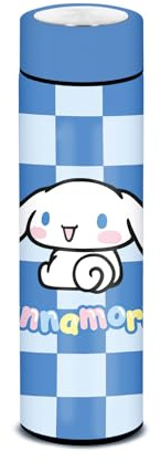 Hello Kitty Cinnamoroll Vichy-Botella Inteligente Block, Azul, 500 ml