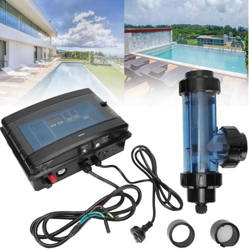 Générateur de chlore d'eau salée pour piscines et spas - Production de chlore réglable pour piscines creusées et hors sol