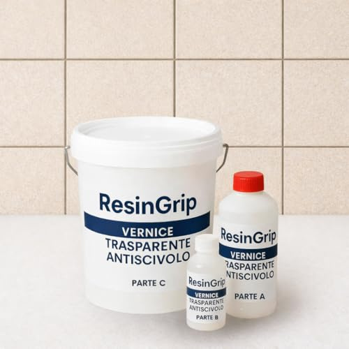 Resin Pro® ResinGrip – Vernice Trasparente Antiscivolo per Tutte le Superfici
