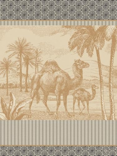 LE JACQUARD FRANÇAIS Geschirrtuch Dune Dromadaire Argan 60x80 cm Baumwolle