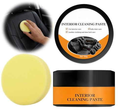 Lumoryx Crema Limpiadora Interior Coche 3 en 1 para Cuero y Plástico 160g
