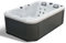 Waterclip - Spa Acrylique ARKOS 3 Places - 22 Hydrojets - 720L - Ozonateur et Couverture Inclus - 200 x 125 x 72cm - Blanc