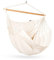 La Siesta®- Habana Hängesessel Kingsize Size für Entspannung & Stil: 360° Drehgelenk, hochwertiges Bambusholz- GOTS-zertifizierte Baumwolle.(Latte)