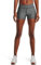 Under Armour Damen atmungsaktive Sport Shorts, Charcoal Light Heather / Black, L Hg Armour Mid Rise Shorty