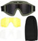 SolUptanisu Airsoft Brille,Taktikbrille, Taktikbrille Airsoft Paintball Ski Anti Staub Anti Fog Augenschutzbrille Anti Fog Militärbrille(Grün)
