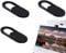 Vynche Pack de 3 Cache Webcam Ultra Fin Protecteur de confidentialité pour Webcam Compatible avec Macbook, Macbook Pro, Macbook Air, Ordinateur Portable, iPhone, iPad Pro, PC/Ordinateur et Tablette