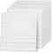 Youyijia 10 Pcs 3D Wall Panels Self Adhesive Wall Tiles Waterproof Brick Wallpaper PE Foam DIY Wall Stickers for Kitchen Living Room Bedroom 77 X 70 cm