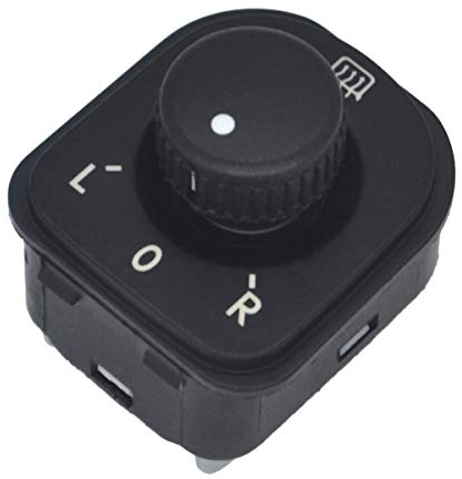 KASturbo Seitenspiegelschalter, Auto Seitenspiegel Steuerknopf für CC GOLF MK5 MK6 PLUS SHARAN TIGUAN PASSAT 1K0959565H 1K0959565K 1K0959565F