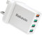 Multi USB Plug Fast Charge UK,Rekavin 34W Quick Charge 3.0 Fast Wall Charger USB Plug Adapter UK Fast Charging for Samsung Galaxy S21,S20,Note 10 9,S10,S9,S8,S7,A20s,A21s,iPhone 13 12 11 Pro Max XR