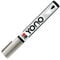 Marabu 12400103987 - YONO Marker, Warmgrau hell 987, vielseitiger Acrylstift mit japanischer Rundspitze 1,5 - 3 mm, wasserbasiert, lichtecht und wasserfest, für nahezu alle Untergründe