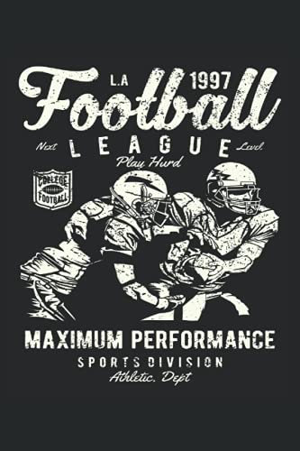 Fußballliga: Fußball-Sport-Spiel-Notizbuch |American Football Spieler Journal