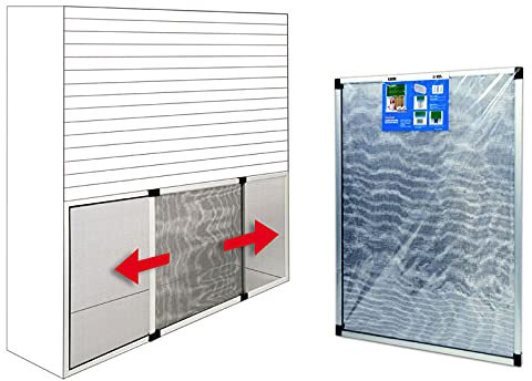 BARIN STORE ZANZARIERA PER TAPPARELLE TELAIO ESTENSIBILE (170x70cm/130x90cm)