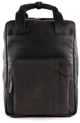 Strellson - brick lane josh backpack lvz Dunkelbraun