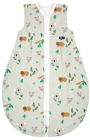Alvi Baby Mäxchen light Sommerschlafsack Organic Cotton Bio (Koalas World, 110)