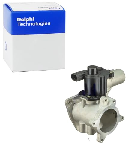 DELPHI EG10446-12B1 AGR-Ventil Abgasrückführungsventil ohne AGR-Kühler ohne AGR-Kühler Kompatibel mit VW Transporter V Bus 7HB, 7HJ, 7EB, 7EJ, 7EF, 7EG, 7HF, 7EC 076131501A 076131501B EG10446