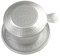TRUNG NGUYEN LEGEND vietnamesisches Pour Over Filter Set, Traditionelle Phin Drip Kaffeemaschine, Tragbare Wiederverwendbare Kaffeepresse (Silber)