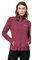 Jack Wolfskin Peak Grid Felpa, Sangria Rosso, XXL Donna