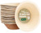 HAAGO 20 Palm Leaf Disposable Bowls - Compostable Like Wooden & Bamboo Bowls for Hot & Cold Food, Microwave & Freezer Safe Alternative to Paper Disposable Bowl - 180ml Biodegradable Bowl
