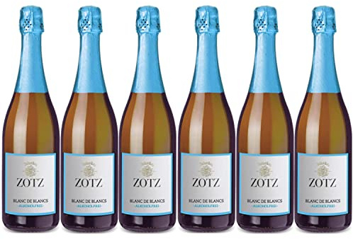 Julius Zotz Blanc de Blancs Alkoholfrei alkoholfreier Sekt Weißwein Wein alkoholfrei Baden vegan Deutschland I FeinWert Paket (6 Flaschen)