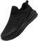 LARNMERN Zapatos Antideslizantes Mujer Zapatillas de Cocina Hosteleria Slip-On Calzado Casuales colchón Aire Camina Impermeable,negro/41 EU