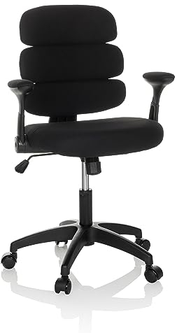 hjh OFFICE Kinderdrehstuhl Kid ERGOLINO B Drehstuhl mit ergonomischer Rückenlehne, Schwarz, 736432