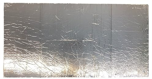 Feuerfest 123 - Keramikfasermatte Aluminium 1200x600x5 mm, Aluminiumsilikat, hitzebeständig bis 1.260 °C, Material Dichte 200 KG/m³, Isolierung für Kamine und Öfen