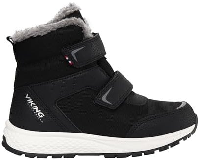 Viking Unisex Kinder Equip Warm Wp 2v Snow Boot, Black Grey, 31 EU