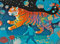 Walking with Pi: 1000 Piece Colorful Art Jigsaw Puzzle – Hyperdetailed, Magical Scenic Illustration – Challenging & Enchanting Adult Puzzle - Exclusively from Cross & Glory Puzzles, CG-M-079, Rainbow