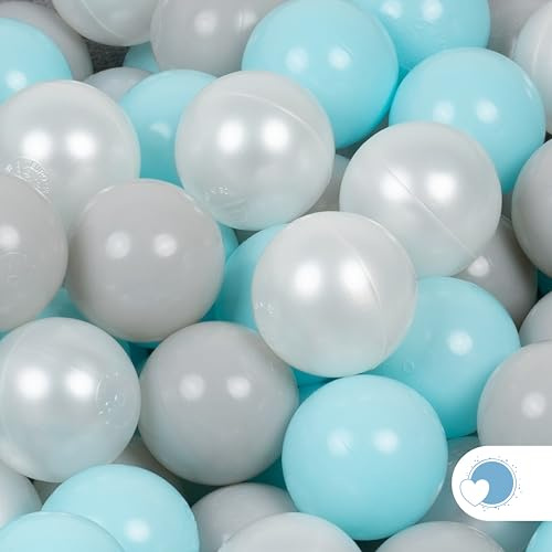 Euro-Plus Bällemit antibakterieller Wirkung für bällebad Baby 500 Ø 7,5 cm Baby Boy Farbe Mix Hergestellt in der EU