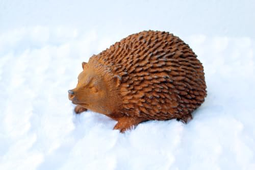 Gwenys Haus Gartenfigur Igel Edelrost, ca. 15 x 9 cm, Eisen