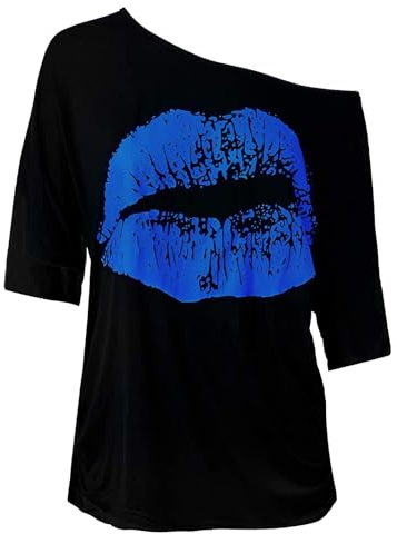 Hehiy 90er 80er Jahre Outfit Damen Netzoberteil Accessoire Off Shoulder shirt 80erJahre Kleidung 80iger Schlagerparty Bad Taste Frauen Neon Party Karneval KostüM Damen Xxl Damen KostüMe Karneval