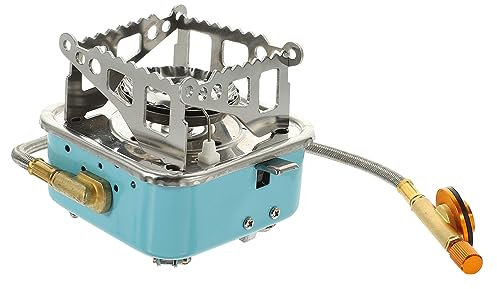 jojofuny Estufa De Gas Portátil Plegable Para Camping Cocina Exterior Ligera Hornillo De Gas Con De Para Senderismo y Actividades