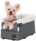 PETSFIT Hundesitz Mittelkonsole Auto, Hunde Autositz für Kleine Hunde mit verbesserten Sicherheitsgurten, waschbarem, dickem Kissen für kleine Hunde bis zu 5KG