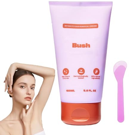 Pjjrdh Bye Bye Bush,enthaarungscreme Bye Bye Bush,Bye Bye Bush Hair Removal Cream,haarentfernungscreme Intimbereich,Für Wangen Achselhöhlen Intimbereich Arme Beine
