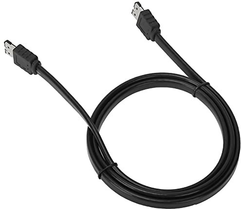 Tihebeyan ESATA a Cavo di Connessione Maschile per Maschio per Dati Compatibili con Dischi Duri e unità Ottiche (100cm)