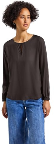 Street One Damen Rundhalsbluse mit Cut-Out