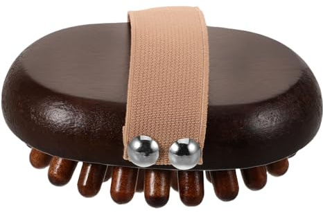 Meridian Metall und Massagebürste Körpermassage | Handliches Massagegerät, Polyesterborsten, für Spa dem Schlafengehen, Sanfte Anwendung