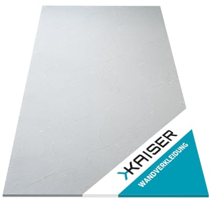 Kaiser Wandverkleidung 120 x 60 cm - Wandpaneel in Betonoptik Struktur - wasserfest, leicht, selbstmontage - 1 Stück