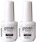 Kanorine™ 15ml Top Coat & Base Coat Gel Nail Polish Set Soak-Off UV LED Drying Varnish Foundation & no wipe top coat 15ml x 2