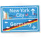 DankeDir! New York City Schild: Dekorative Tafel aus Kunststoff, 30 x 20 cm, Wandmontage, für Wohnräume und Feiern