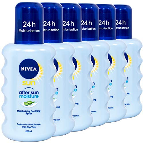6 x Nivea Sun Aftersun Sray 200ml