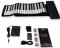 Clavier De Piano, Instrument électronique Portable USB Flexible De 88 Touches, Instrument De Pliage Souple Et élastique, Pédale De Sustain Piano Portable en Rouleau Up Clavier Pliable main-rouler