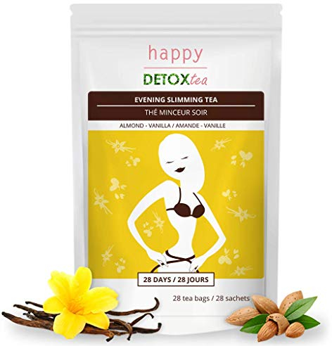 Tè Snellente Alla Mandorla E Vaniglia Happy Detox Tea - 4 Settimane