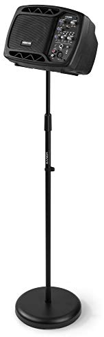 Vonyx V205B PA Monitorlautsprecher, Musik Box mit Bluetooth & Ständer, Aktiver Monitor Speaker, 80 Watt, USB MP3-Player, Mikrofon & Gitarren, Verstellbar bis 150cm, PA Anlage für Entertainer, Musiker