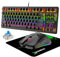 Teclado y Mouse con Almohadilla de Mouse, Shell de Honeycomb de Juego G-Pro Ratones, Teclado TKL, teclados mecánicos Negros, Dispositivos de Ratones y Entrada, Teclado RGB Matón de Ratones de Mouse