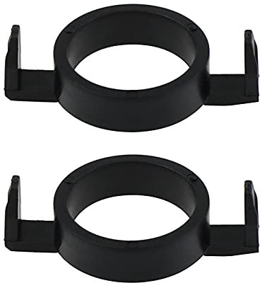 eMagTech 2x H7 LED Base Adaptateur Support Phare Ampoule Douille Clips de Retenue Noir Compatible avec Peugeot 508 2008 3008