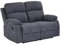 Vente-unique-Relaxsofa 2-Sitzer - Stoff - Anthrazit - TOLZANO