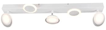 BRILLIANT Lampe, Meriza LED Spotbalken 3flg weiß, 3x LED integriert, 7.3W LED integriert, (933lm, 3000K), Köpfe schwenkbar