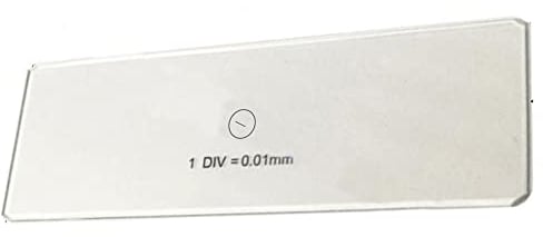 Mikroskop-Kalibrierung-Lineal gleitet 0,01mm Glas-Stadium-Mikrometer-Kamera-Kalibrierung schieber mit klarem Maßstab